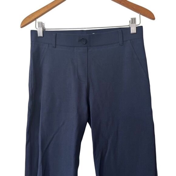 Betabrand Classic Dress Pant Yoga Pant Bootcut blue size small petite - Picture 8 of 11